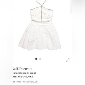 Self Portrait Halter Dress